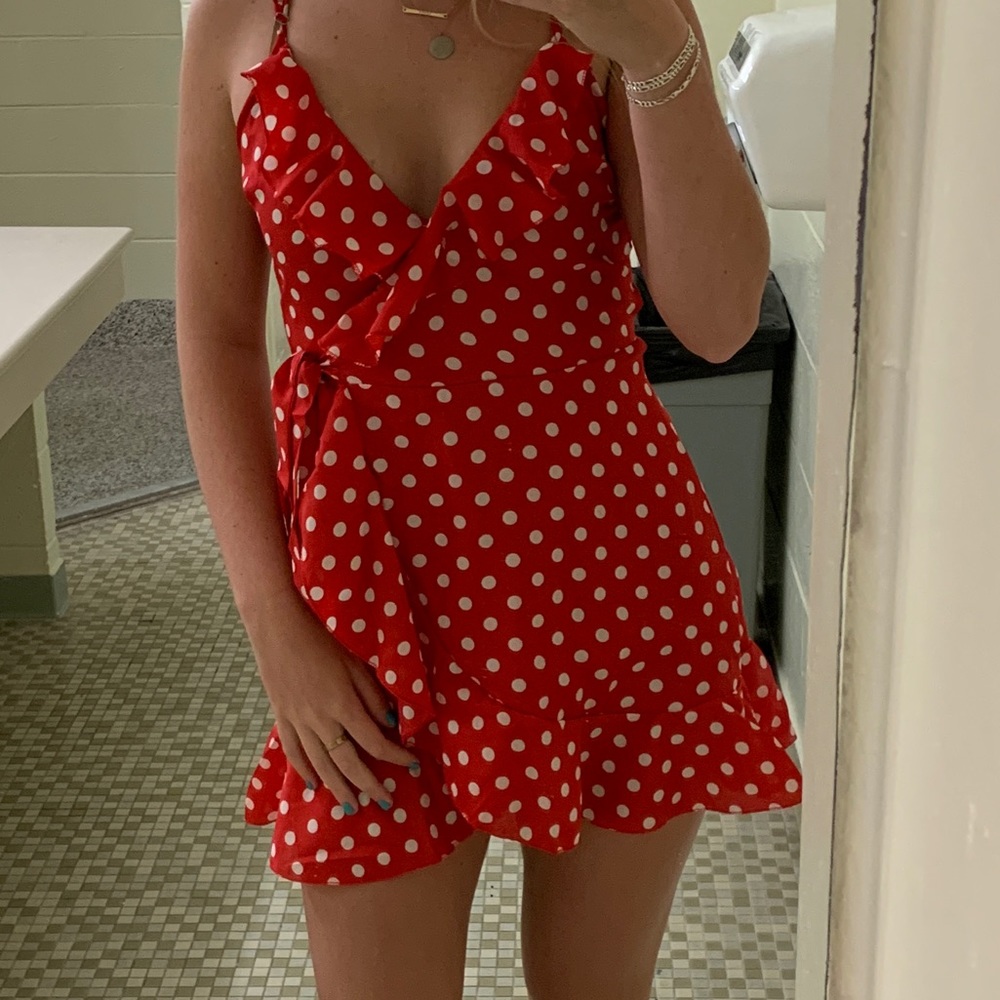 Polka dot sun dress!